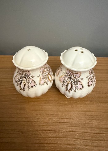 Lucca Beyaz Tuzluk ve Biberlik Seti - Görsel 3