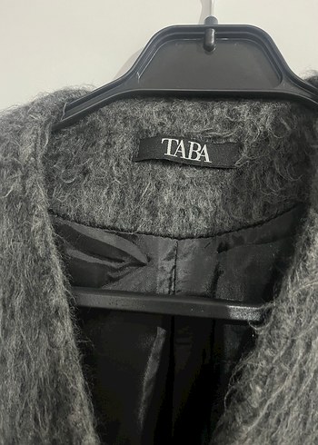 Gri Yünlü Kürk Detaylı Kadın Kaban - Görsel 2