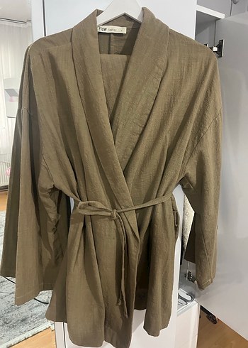 Bohem Tarzı Kahverengi takım - Görsel 2