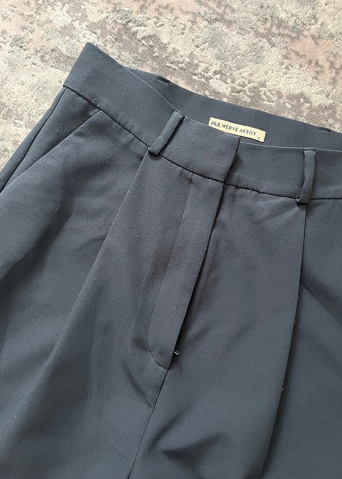 MERVE AKSOY PALAZZO PANTOLON - Görsel 2