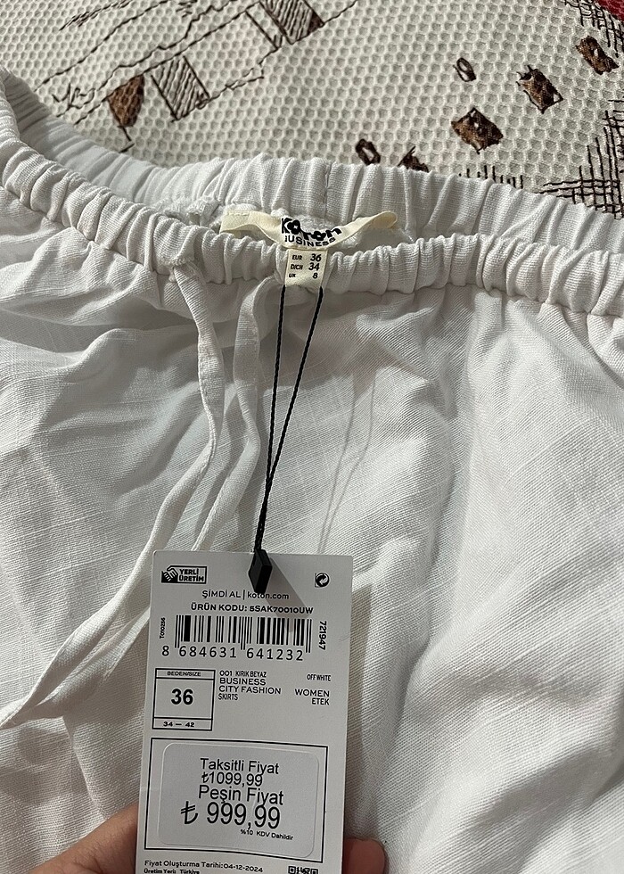 SIFIR KOTON KETEN ETEK - Görsel 3