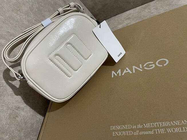 Mango m çanta krem