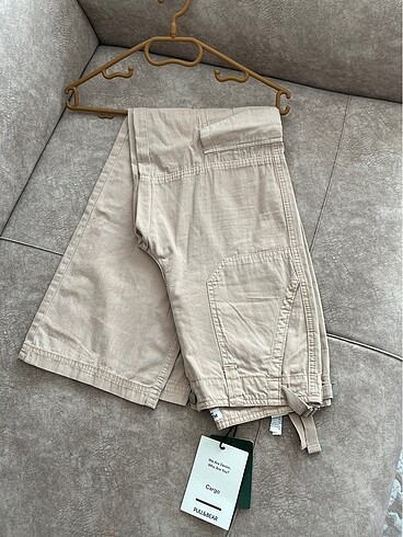 Pull and bear ten rengi kargo pantolon s/36