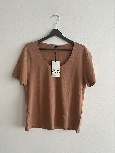 Zara açık ten rengi kısa kollu s beden