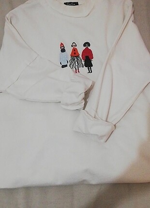 Temiz tatlı sweatshirt 