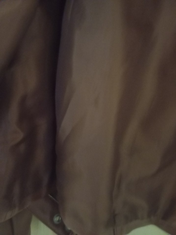 Kahverengi Deri Biker Ceket - Görsel 4