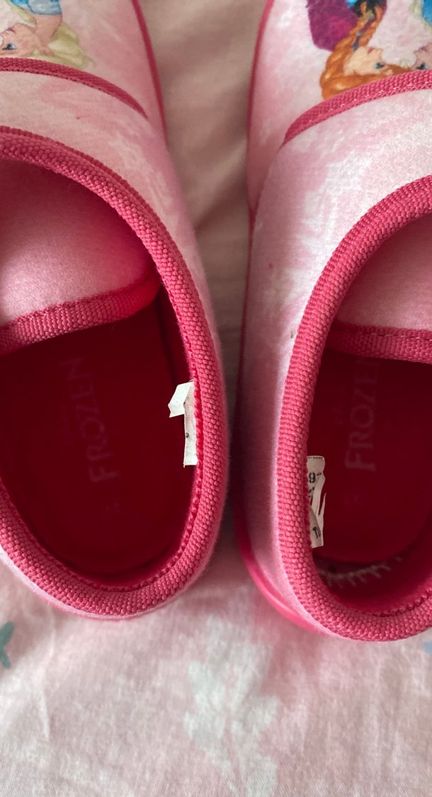 Kız Çocuk Pembe Baskılı Sıcak Terlik - Görsel 3