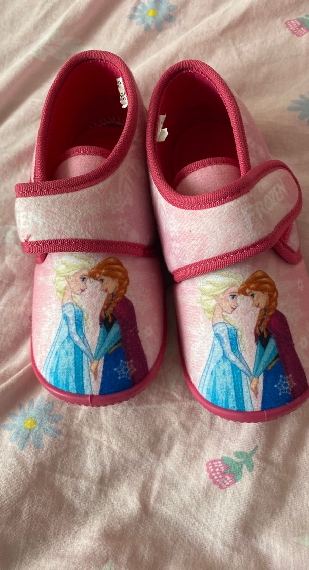 Kız Çocuk Pembe Baskılı Sıcak Terlik - Görsel 5