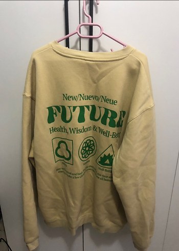 Sarı H&M Sweatshirt - Görsel 4