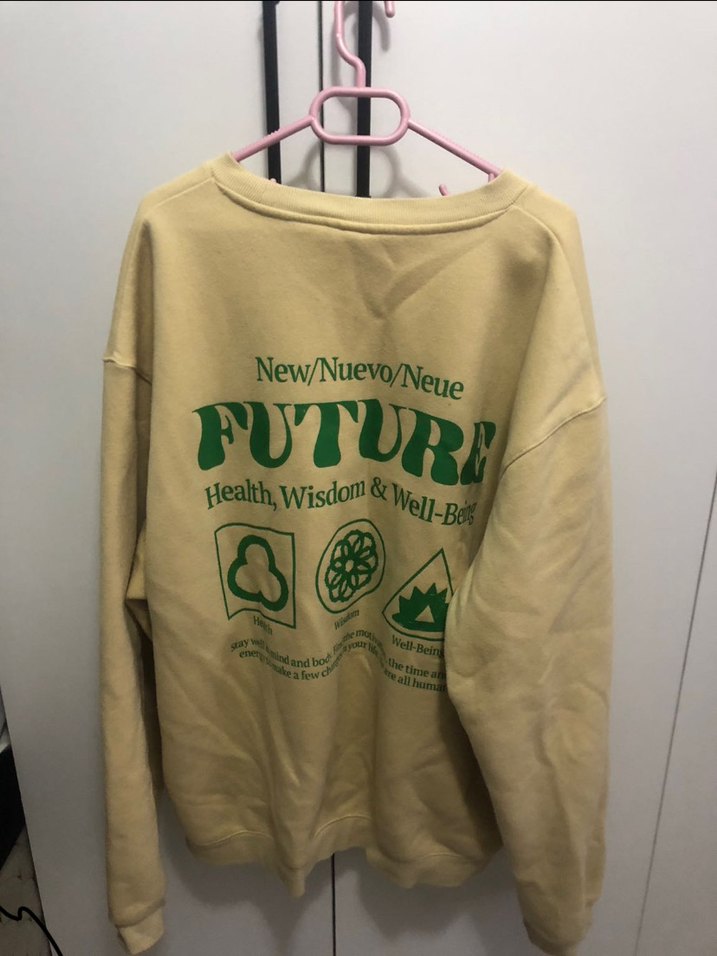 Sarı H&M Sweatshirt - Görsel 4