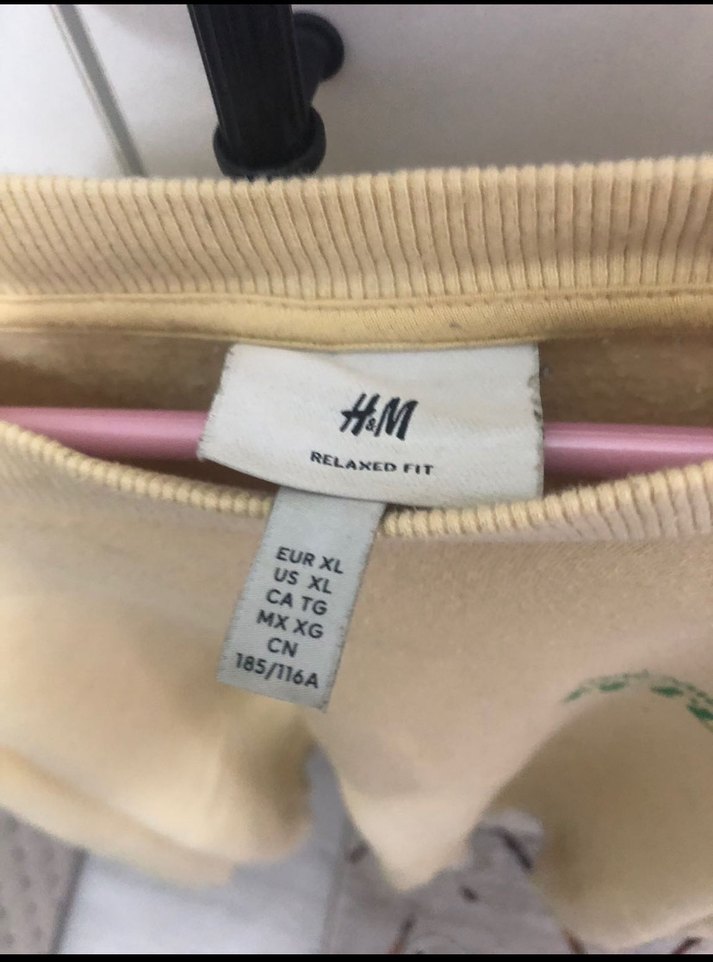 Sarı H&M Sweatshirt - Görsel 3