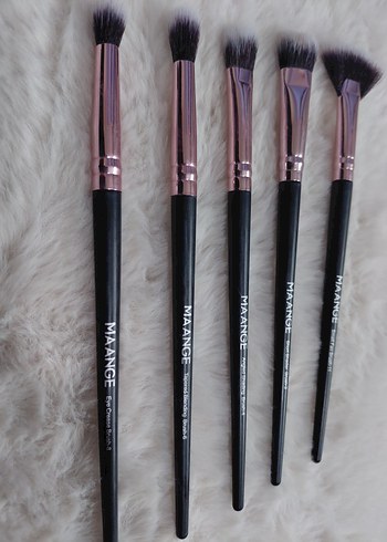 Maange 5 Parça Siyah Makyaj Fırça Seti - Görsel 2