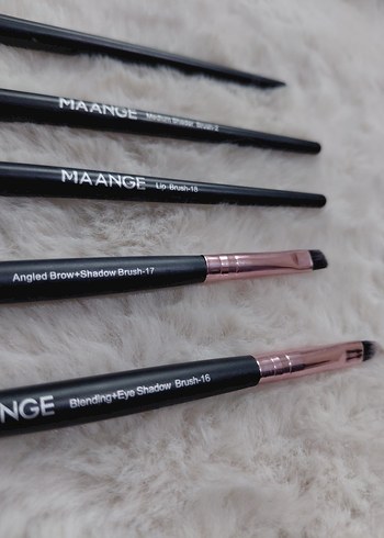 MAANGE 5 Parça Siyah Makyaj Fırça Seti - Görsel 4