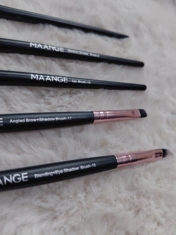 MAANGE 5 Parça Siyah Makyaj Fırça Seti - Görsel 4