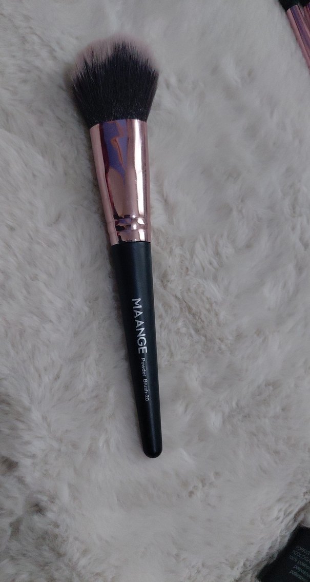 MAANGE Siyah Makyaj Pudra Fırçası - Görsel 4
