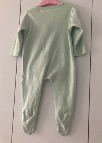 Uzun Kollu Yeşil Bebek Tulum - Görsel 2