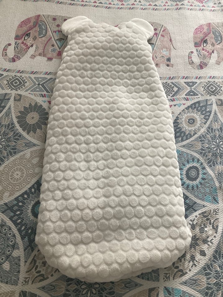 Kapüşonlu Beyaz Bebek Battaniyesi - Görsel 2