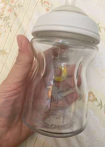 Beyaz Gri Bebek Biberonu - Görsel 3