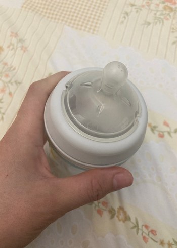 Beyaz Gri Bebek Biberonu - Görsel 4