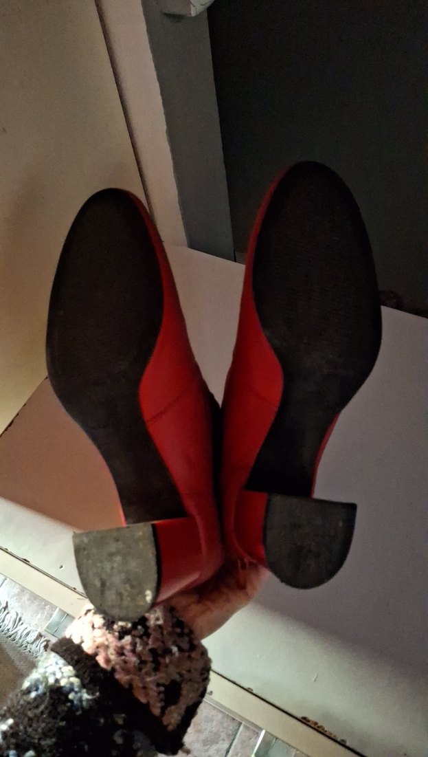 Kırmızı Hakiki Deri Kadın Topuklu Bot - Görsel 3