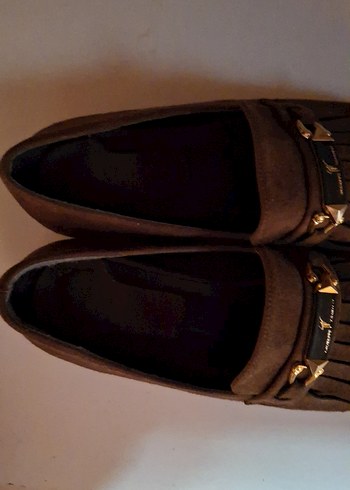 39 no Haki Süet Tokalı Kadın Loafer - Görsel 5