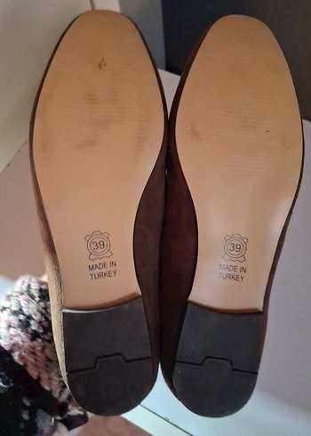 39 no Haki Süet Tokalı Kadın Loafer - Görsel 4