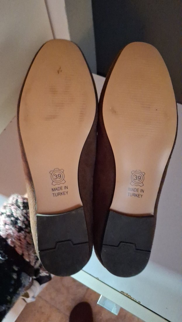 39 no Haki Süet Tokalı Kadın Loafer - Görsel 4