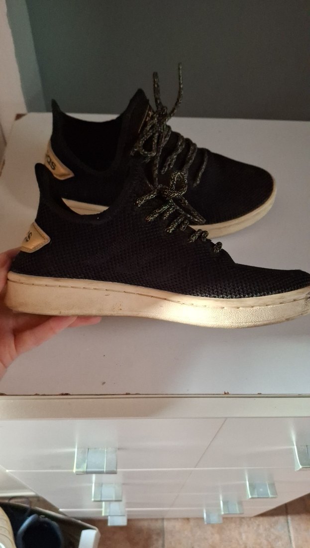 Adidas Kadın Siyah Bağcıklı Spor Ayakkabı - Görsel 4