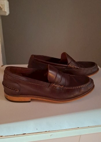 Klasik Kahverengi Deri Erkek Ayakkabı - Görsel 5