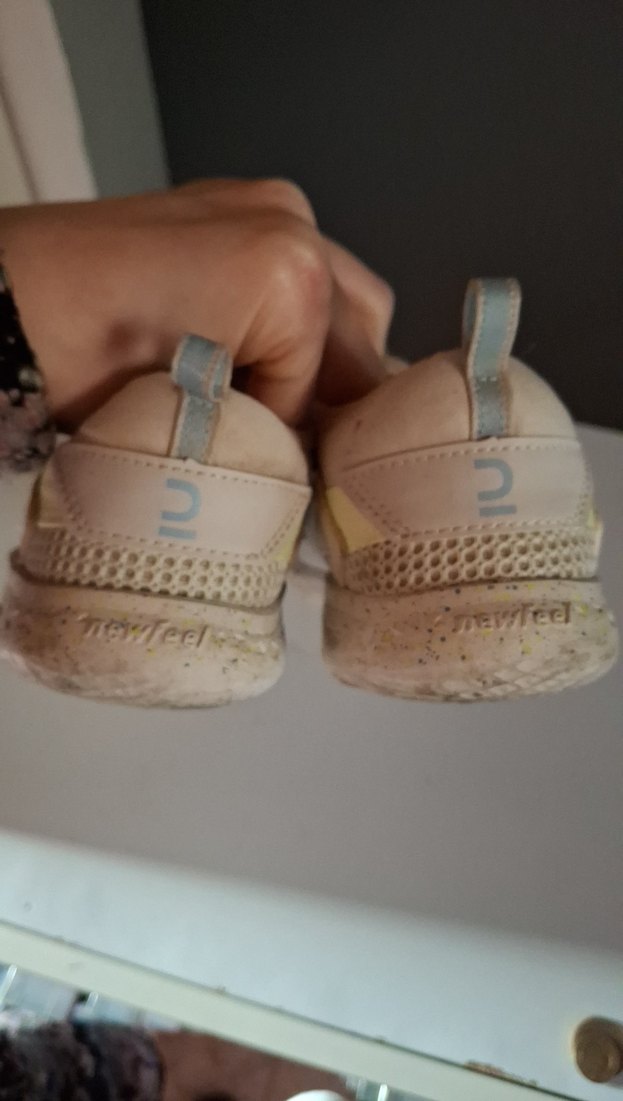 Bej spor
 lastikli çok hafif, rahat yürüyüş günlük ayakkabı - Görsel 4