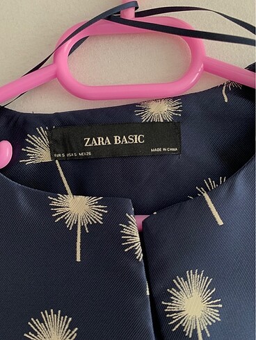 s Beden lacivert Renk Zara desenli ceket