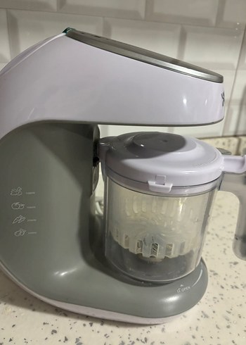 Beyaz Gri buharlı pişirici YOyko - Görsel 3