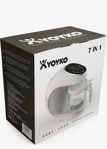 Beyaz Gri buharlı pişirici YOyko - Görsel 5