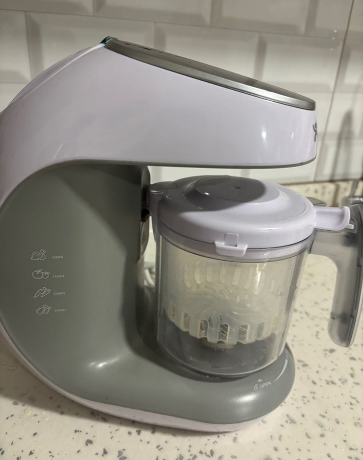 Beyaz Gri buharlı pişirici YOyko - Görsel 3