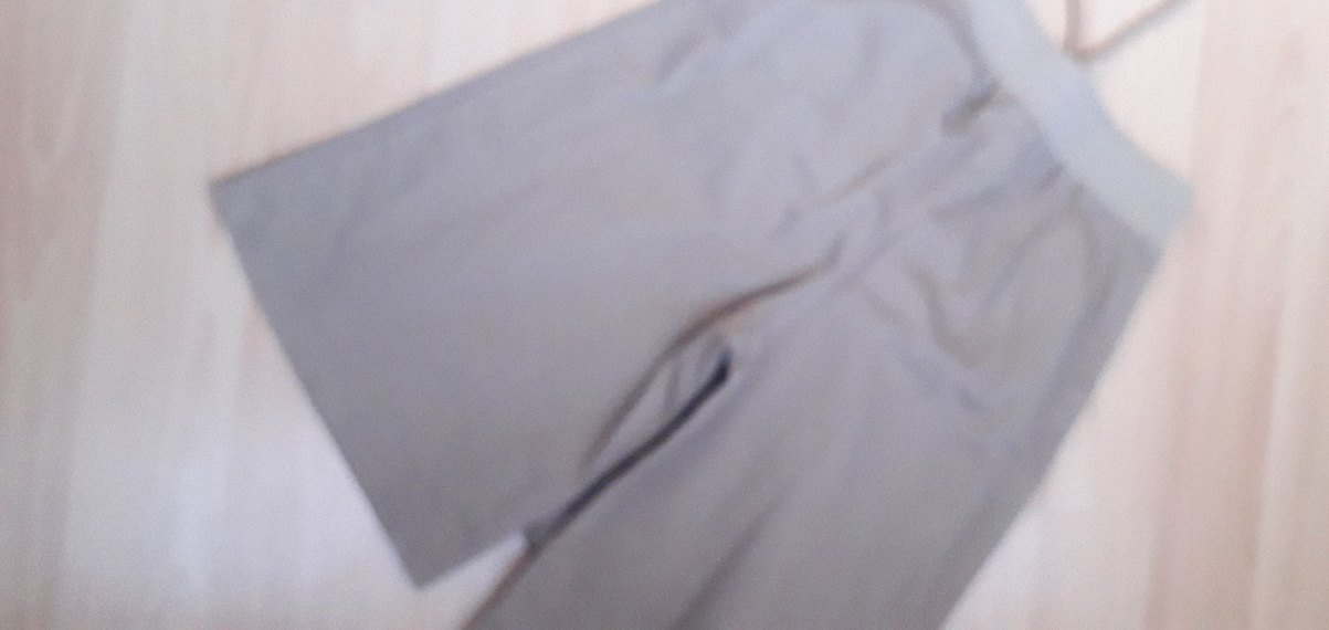 bej Midi Pliseli Keten pantolon Etek - Görsel 4