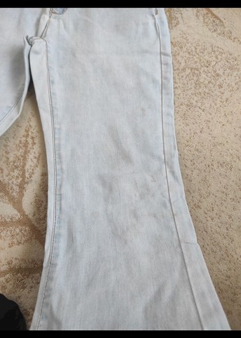 LC Waikiki Kızlar için bej bol kesim keten pantolon