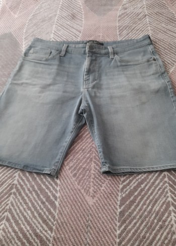 Orjinal 42,44uyumlu Mavi Erkek Kot Şort Bol Kesim - Görsel 6