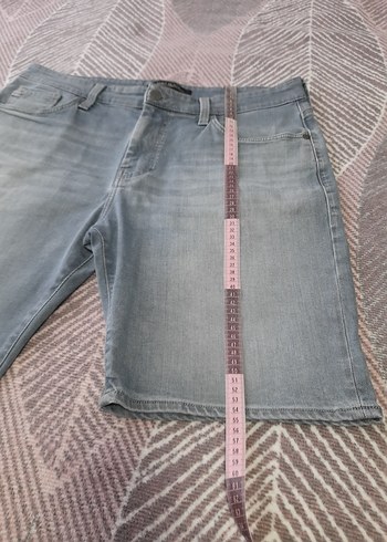 Orjinal 42,44uyumlu Mavi Erkek Kot Şort Bol Kesim - Görsel 3