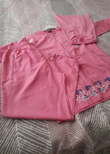 Pembe Nakışlı hasema 3lü Takım - Görsel 9