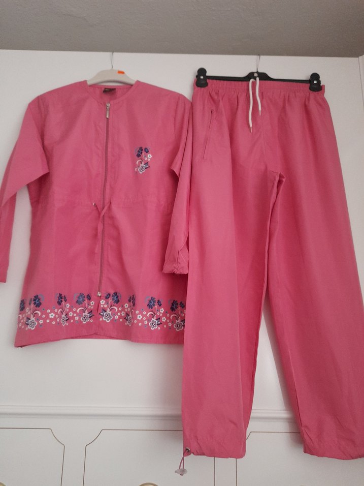 Pembe Nakışlı hasema 3lü Takım - Görsel 4