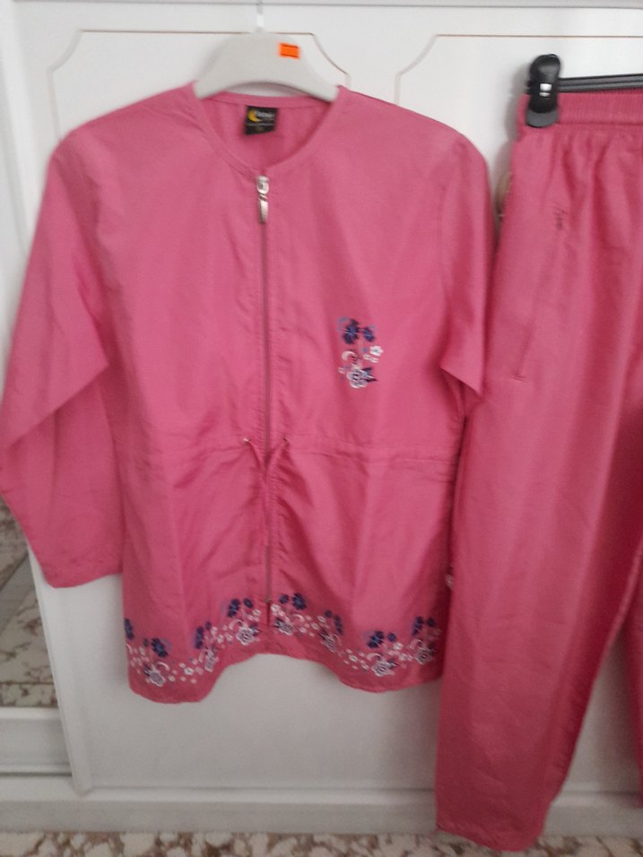 Pembe Nakışlı hasema 3lü Takım - Görsel 3