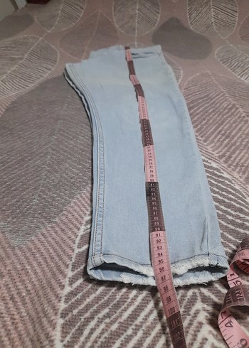 orjinal zara mavi renk32-32beden Rahat Kesim Erkek Kot Pantolon - Görsel 2