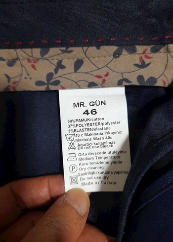 erkek Lacivert 44,46 uymlu Kumaş Pantolon - Görsel 2