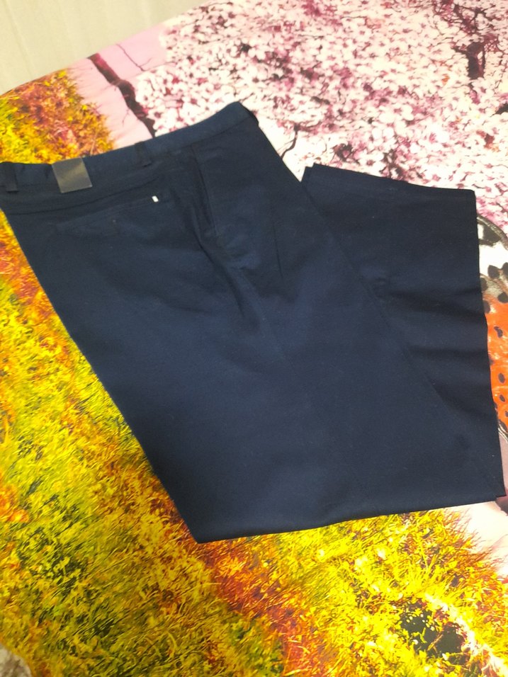 erkek Lacivert 44,46 uymlu Kumaş Pantolon - Görsel 4