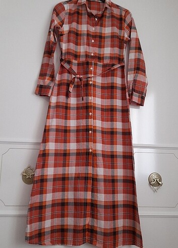 Gömlek elbise M-L uyumlu sıfır ürün - Görsel 2