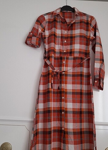 Gömlek elbise M-L uyumlu sıfır ürün - Görsel 5