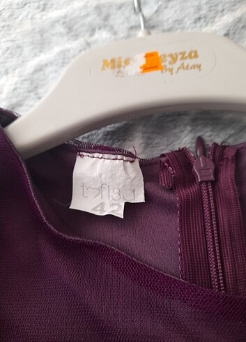 Abiye elbise tül detaylı 40ve42 uyumlu kusursuz - Görsel 7