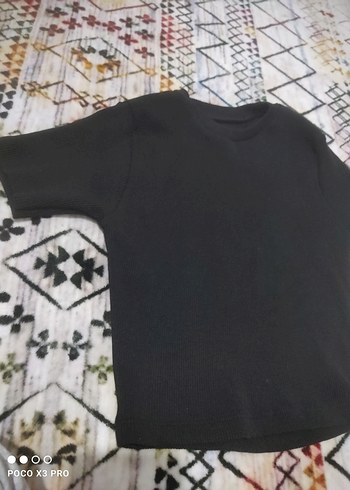 Beyaz Kadın Triko Sweatshirt - Görsel 6