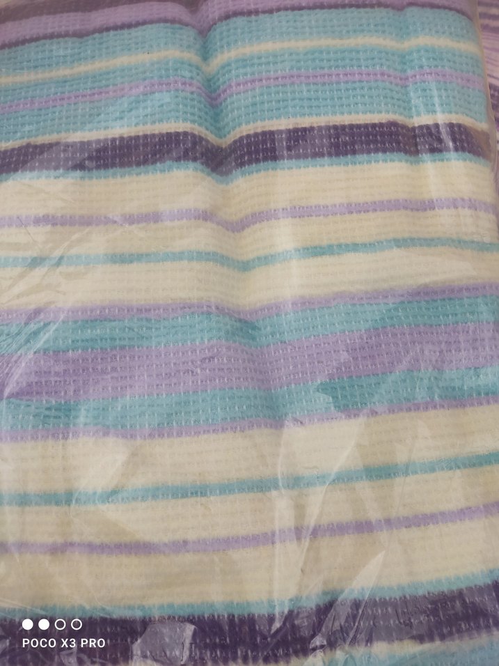 Pastel Çok Renkli Batik Desenli Battaniye - Görsel 5