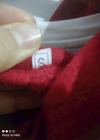 Kırmızı Kadın Sweatshirt Uzun Kollu - Görsel 5